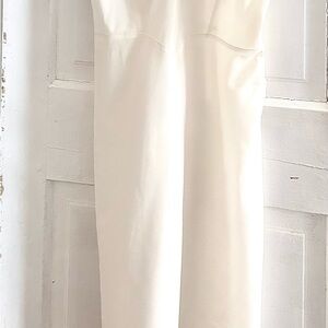 Vintage Barbizon Ivory Full Slip Ariel Tafredda Metal Side Zipper S/M